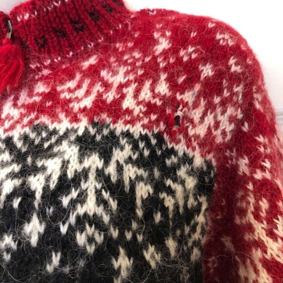 Vintage Chelsea Cambell for Charter Club Wool Mohair Heavy Sweater Women's M - Picture 8 of 13